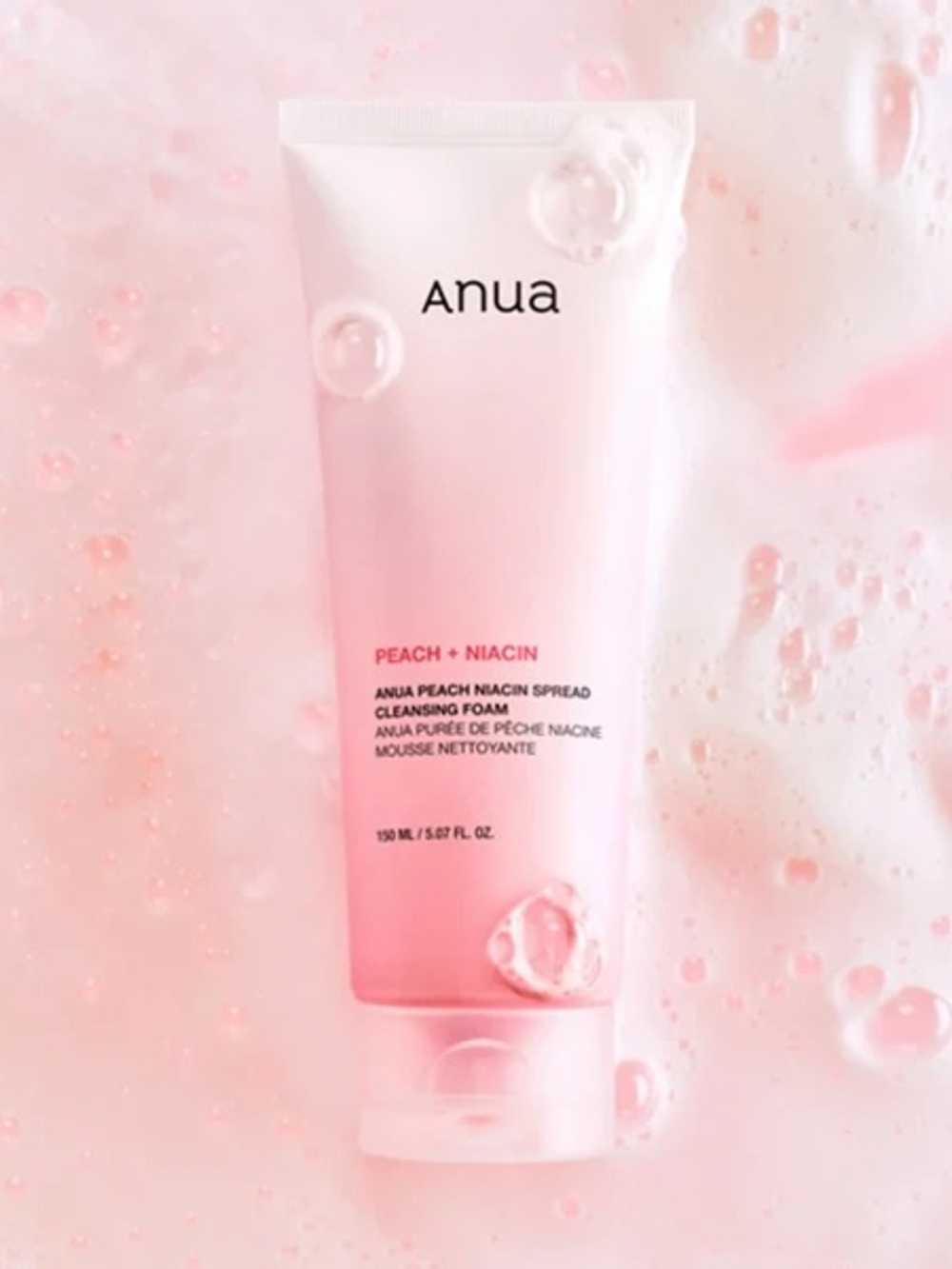 Anua Peach + Niacin Cleansing Foam